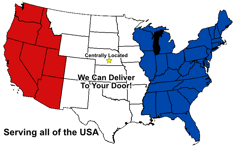 Service Map of the United States